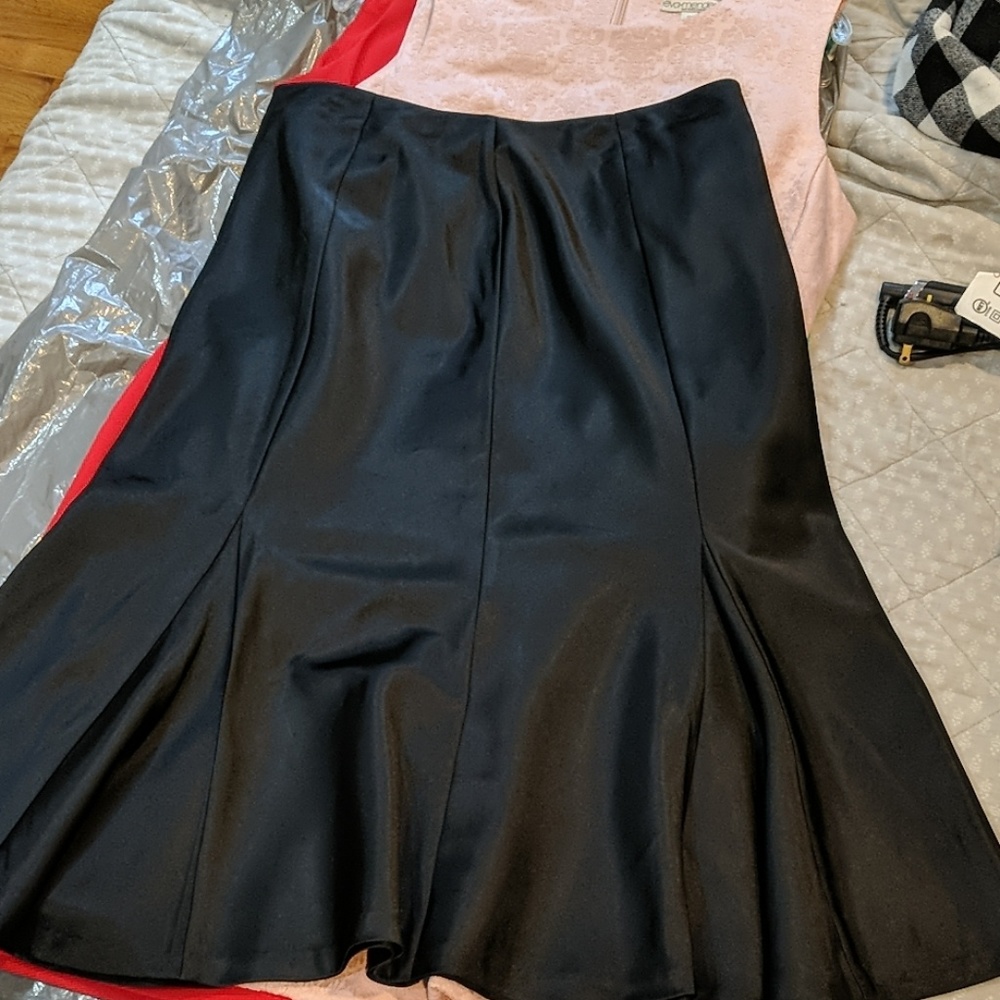Silk Black skirt